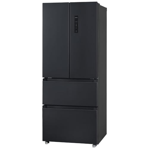 アイリスオーヤマ 冷蔵庫 401L ブラック 幅70cm IRSN-40A-B 3ドア フレンチドア 自動霜取り 新生活